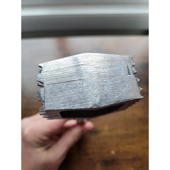 Vintage Elpo no. 670 Aluminum 8-1/2" Meat Tenderizer -Fine/Coarse Pounder Japan - Picture 9 of 10